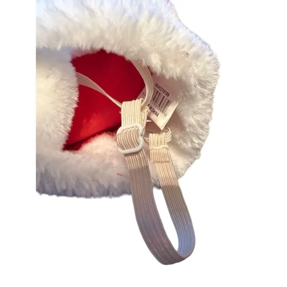 Cat Christmas stocking & Santa hat